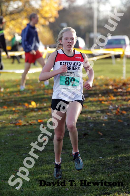 Green 89 Start Fitness North East Harrier League, Blaydon.